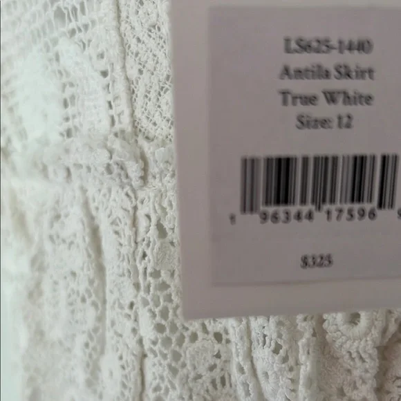 LoveShackFancy White Lace Ruffle skirt - Picture 6 of 9